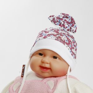 Mädchen Babymütze "Vanessa" Übergang, Gr. 46/48