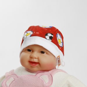Babymütze Bandana "Fußball" perfekt für die WM, Gr. 46/48