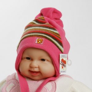 Wintermütze "Emely" rosa/bunt Gr. 42/44