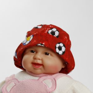 Babyhut Fischerhut "Fußball" perfekt für die WM, Gr. 50/52