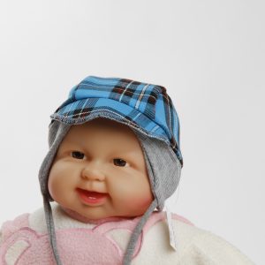 Babyhut Jungencap "Lorenz" Übergang Gr. 50/52