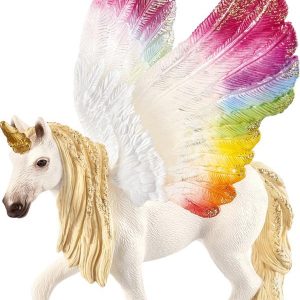Geflügeltes Regenbogeneinhorn