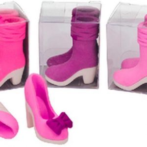 Radierer Stiefel/High Heels, 6-fach sortiert, 6 Paar