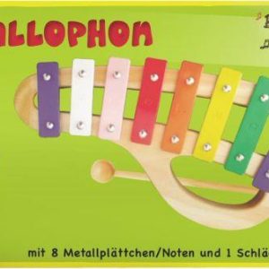BGB Metallophon Holz mit 8 Noten
