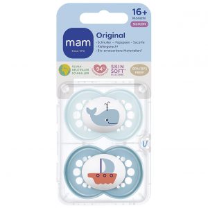 MAM Schnuller Original Silikon 2er Set 2er Set